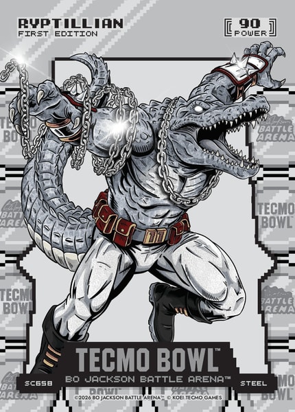 Steel Silver Coin Flip Battlefoil