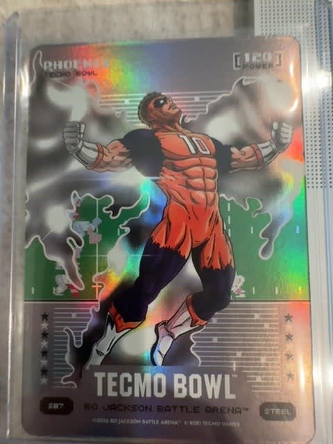 2026 Bo Jackson Battle Arena Phoenix (Bo Nix) Steel Silver Battlefoil #S87