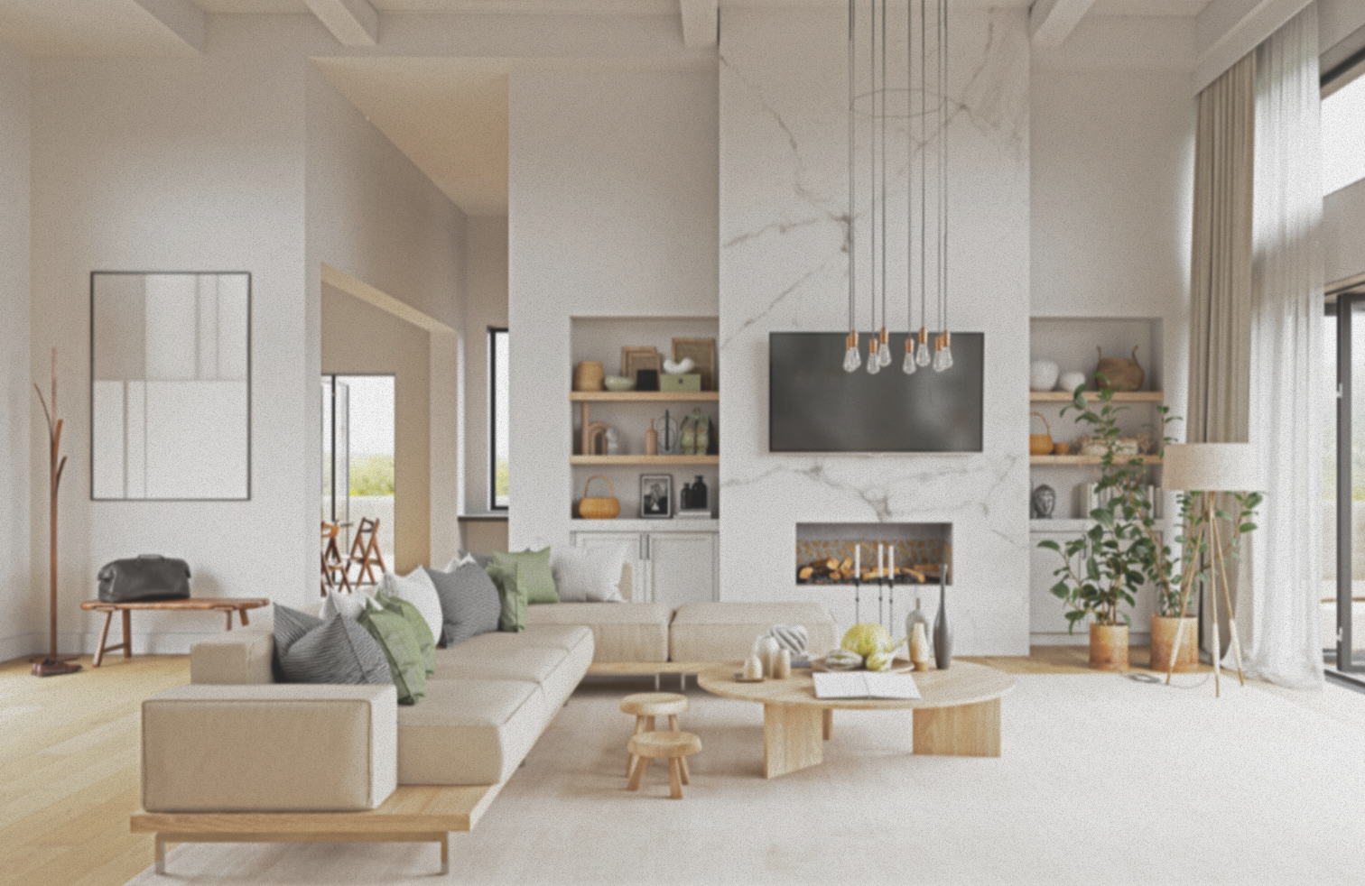 Maison moderne et luxueuse