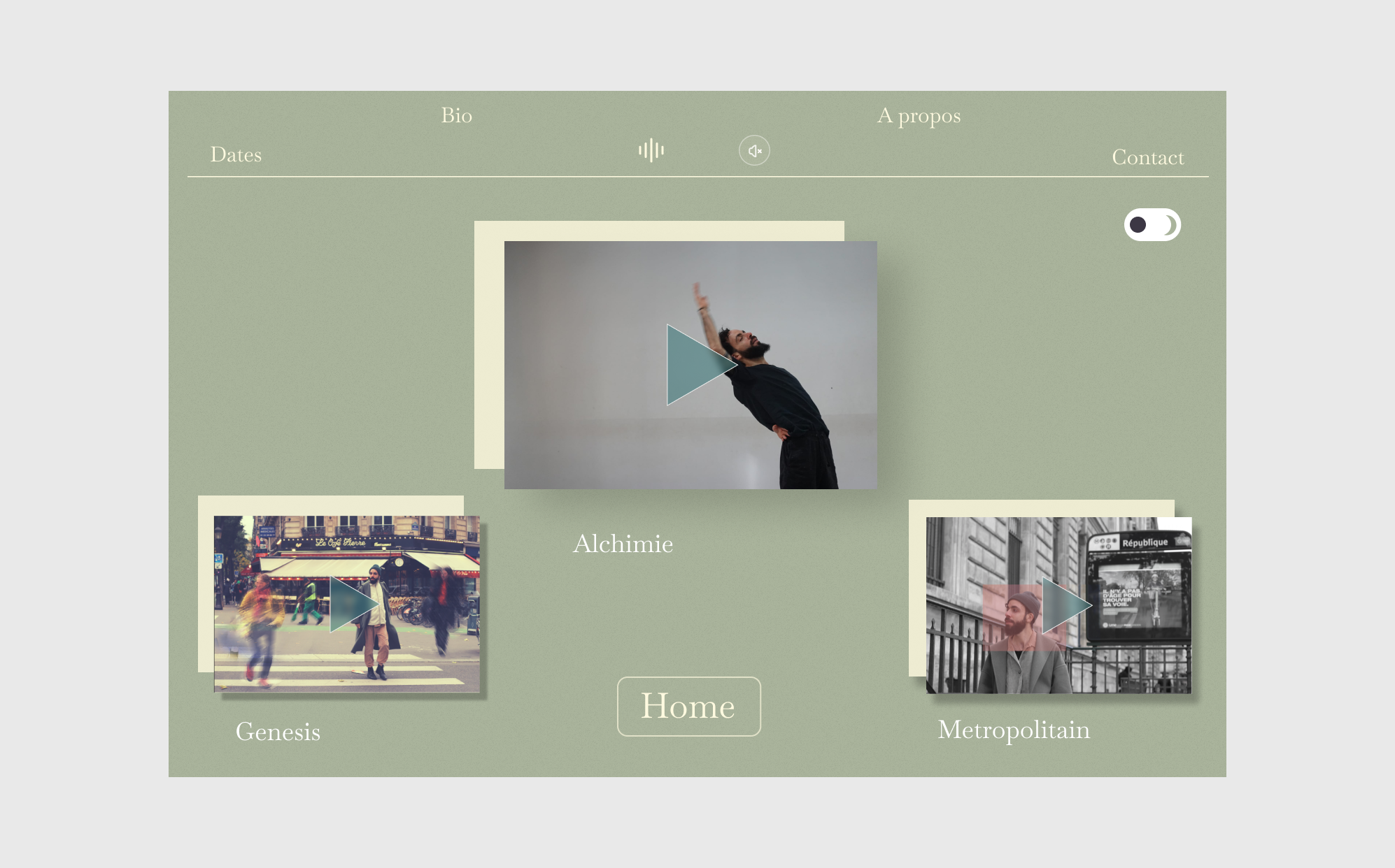 Preview image for Showcase Website for Dance Company