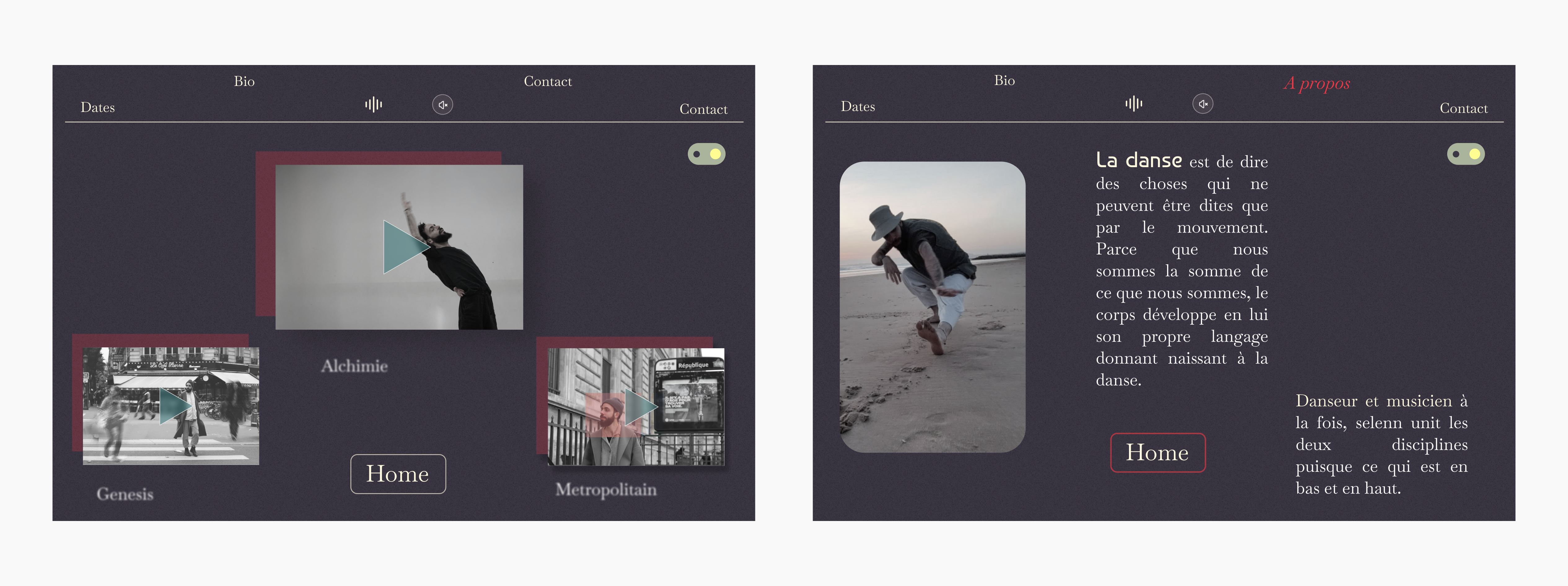 Dark Mode effect Visual