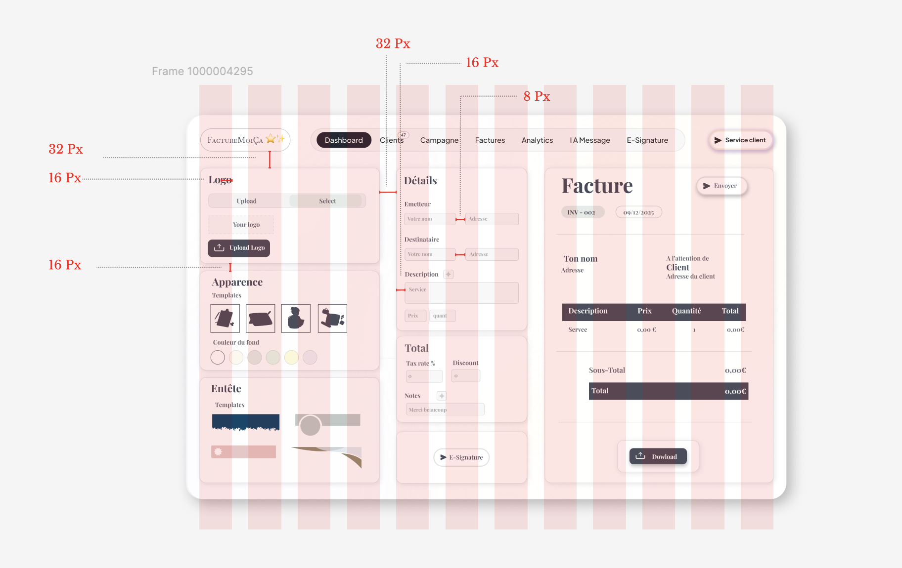 Alignments and Grids Visual