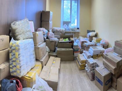 «Единая Россия» продолжает формирование гуманитарного груза для жителей Белгородской области