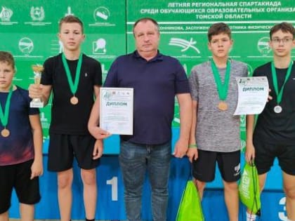 Парабельцы привезли бронзу с региональной спартакиаде по настольному теннису