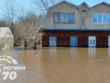 Садовое товарищество «Роботрон» оказалось под водой из-за паводка под Томском