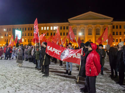 Видео с митинга в Томске 7 ноября 2023 года
