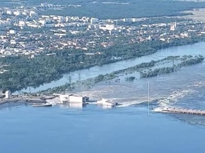 Разрушение плотины Каховской ГЭС и затопление населенных пунктов. Главное
