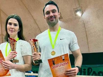 Андрей Зиборов и Нина Евтюкова победили в парном теннисном турнире