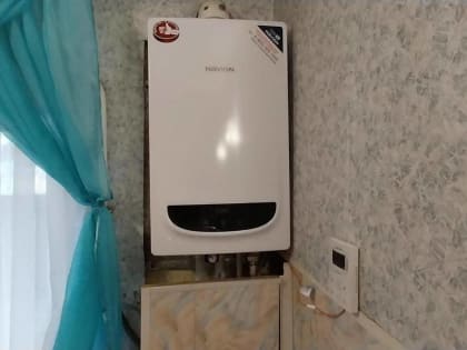 Семье участника СВО из Колпашево помогли с установкой нового газового котла