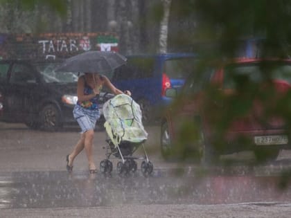 Сильный ветер и гроза ожидаются в Томске во вторник