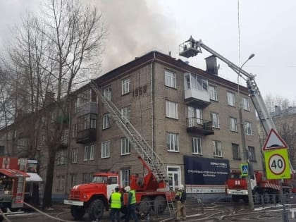 Следком начал проверку по факту обрушения крыши сгоревшего дома на Кулагина