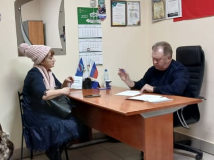 Олег Правдин провел личный прием граждан
