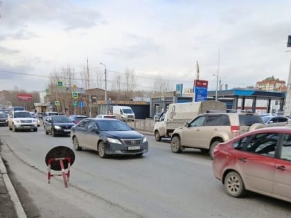 В Томске подрядчик по гарантии залатал дефект на Красноармейской
