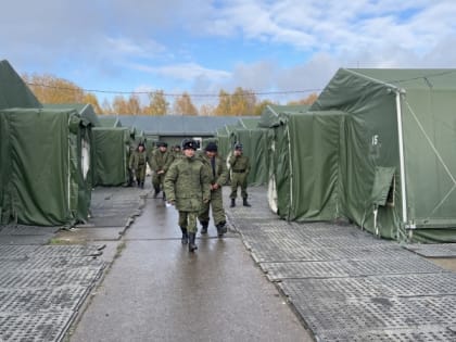 Вещи томских мобилизованных сгорели при пожаре в лагере в Омской области