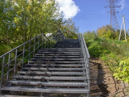 Ступени наверх: в Томске установили ещё две лестницы