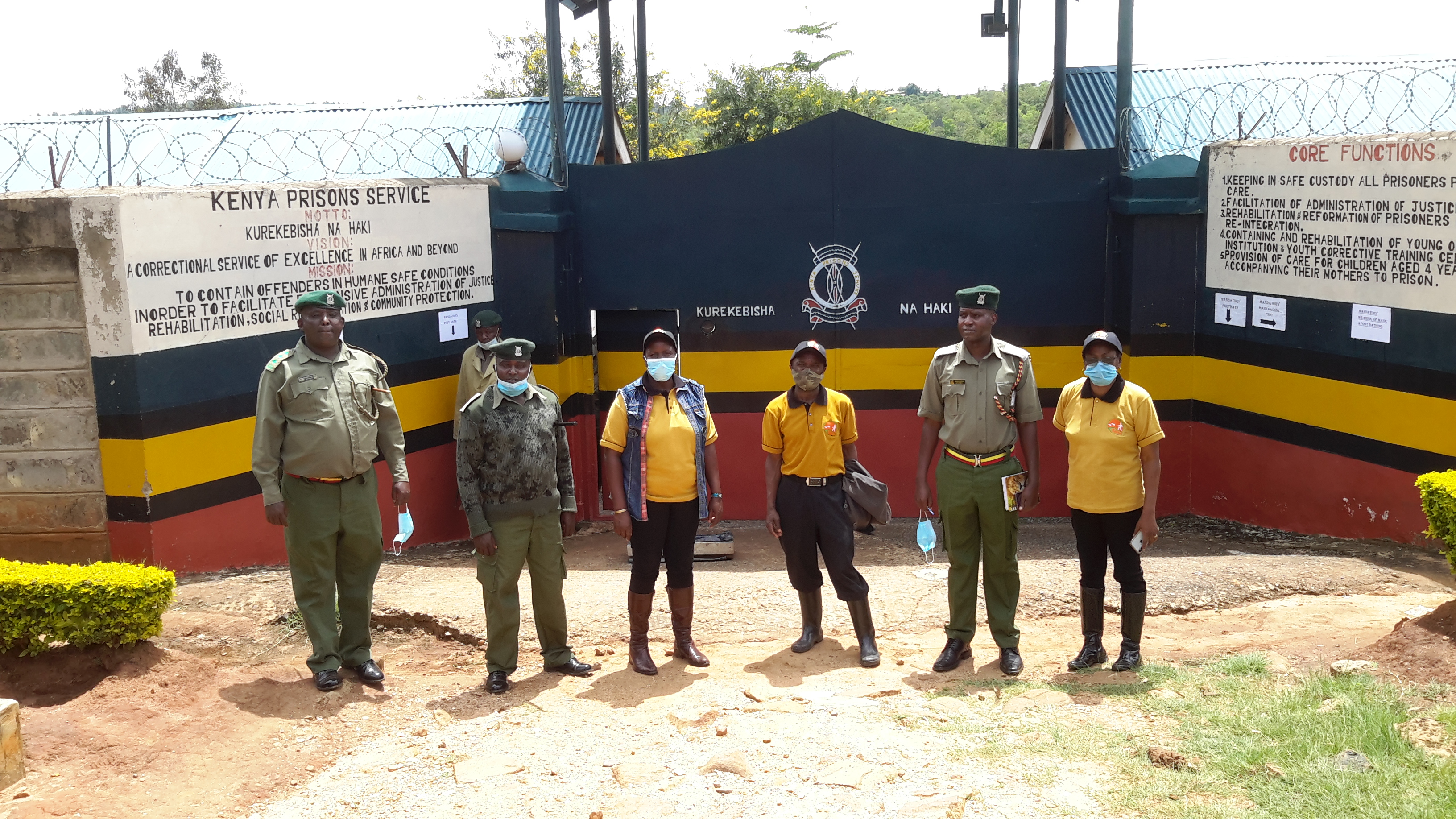 Officers and BTB Team in Maranjau
