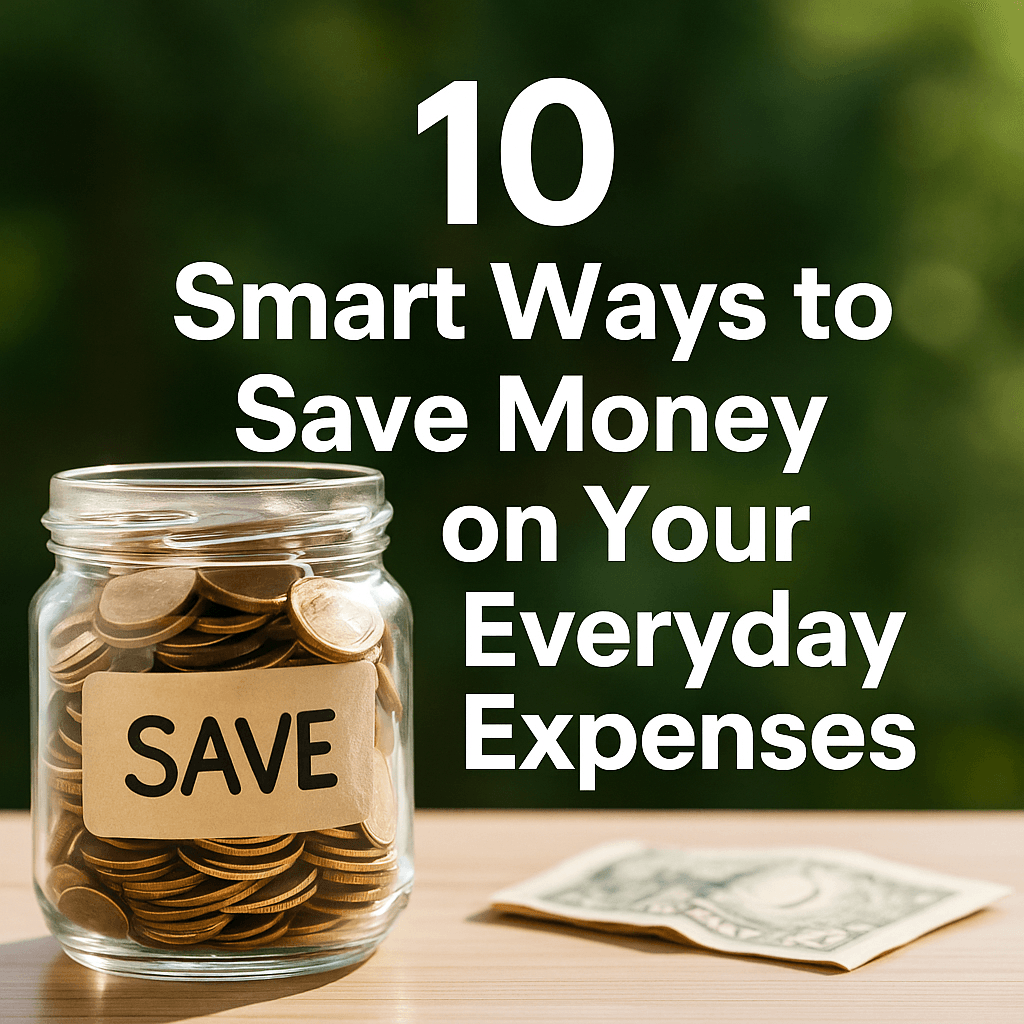 10 Smart Ways to Save Money on Everyday Expenses