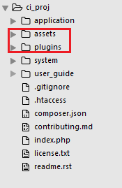 Asset and Plugin Folders