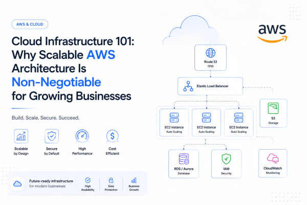 Cloud Infrastructure 101: Why Scalable AWS Architecture Is Non-Negotiable for Growing Businesses