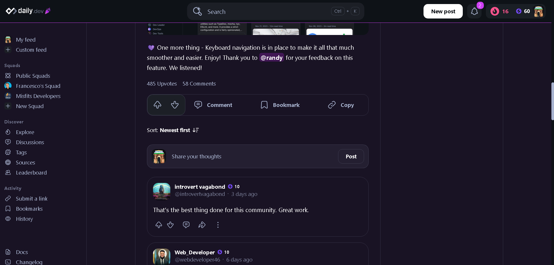 Newest-Comment-after-sorting