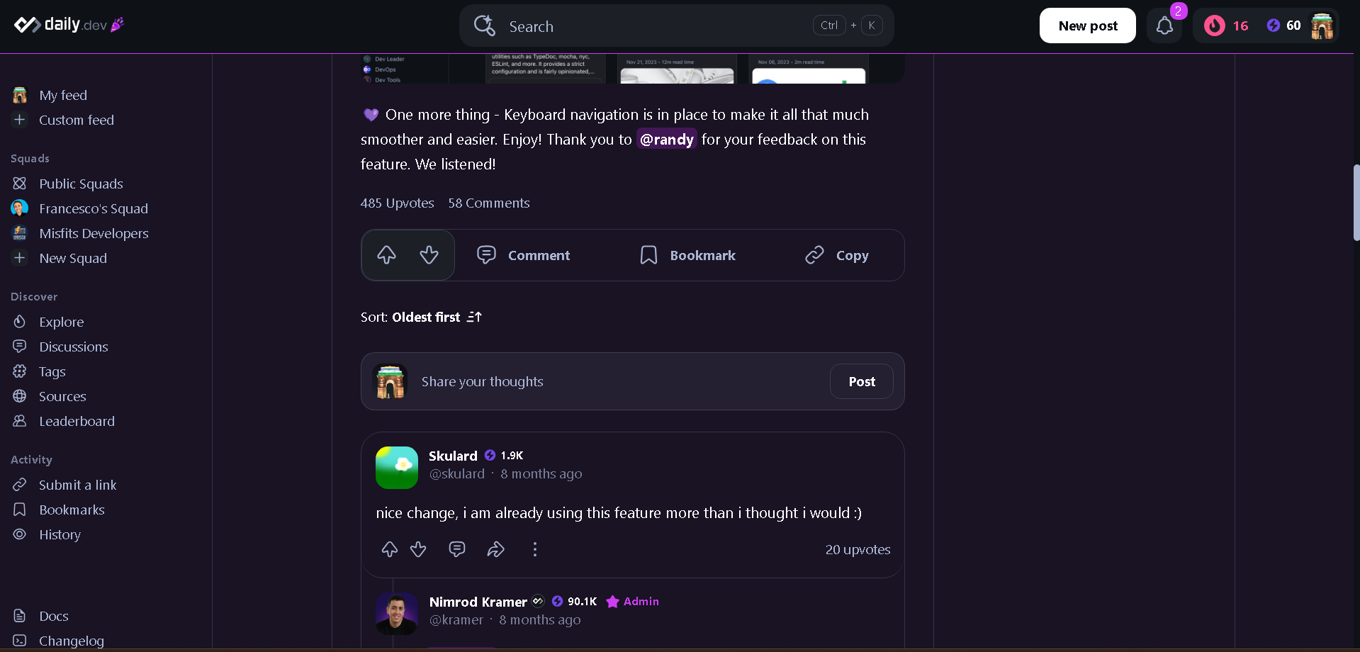 Oldest-Comment