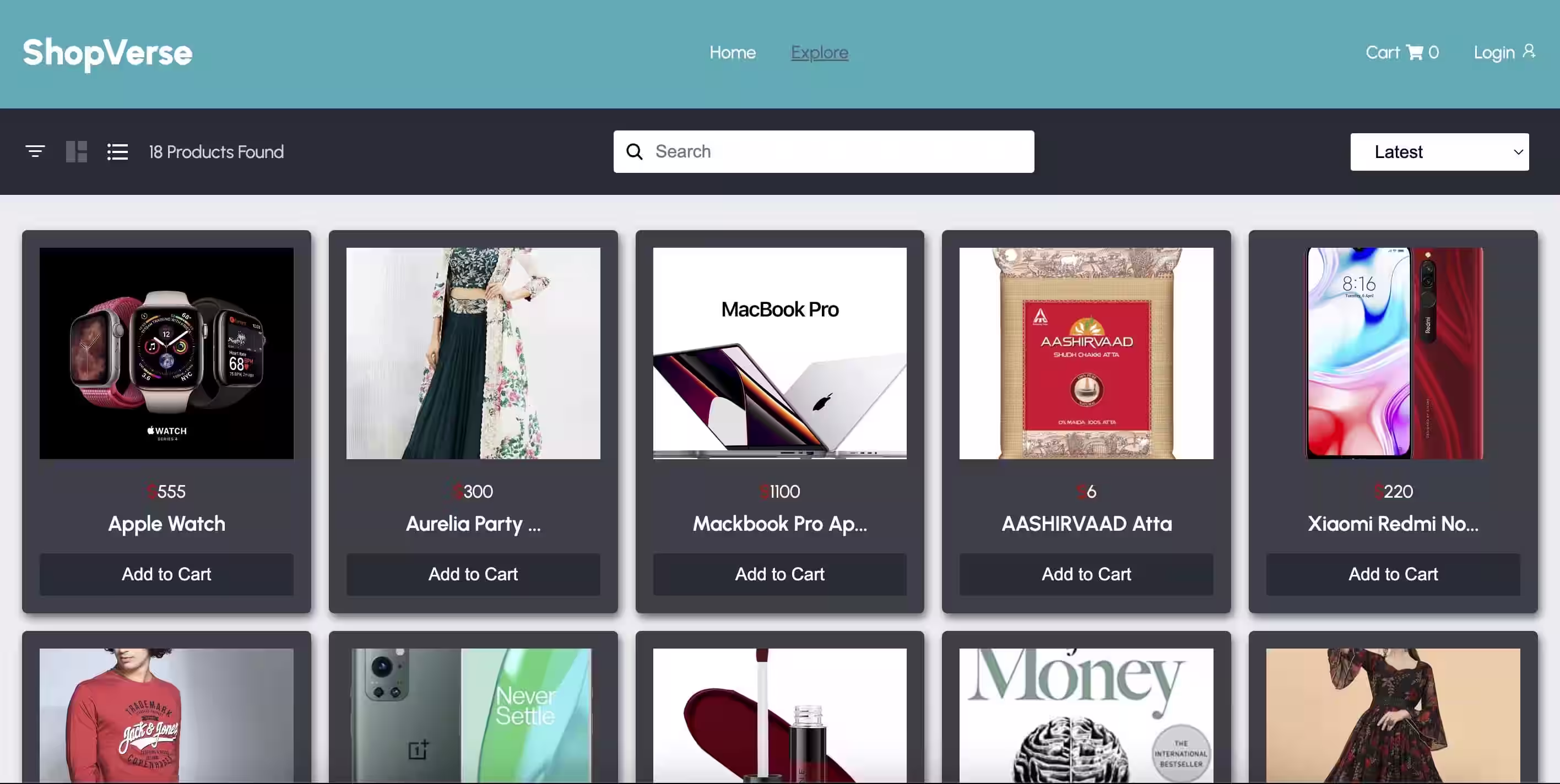 Shopverse Shopping App
