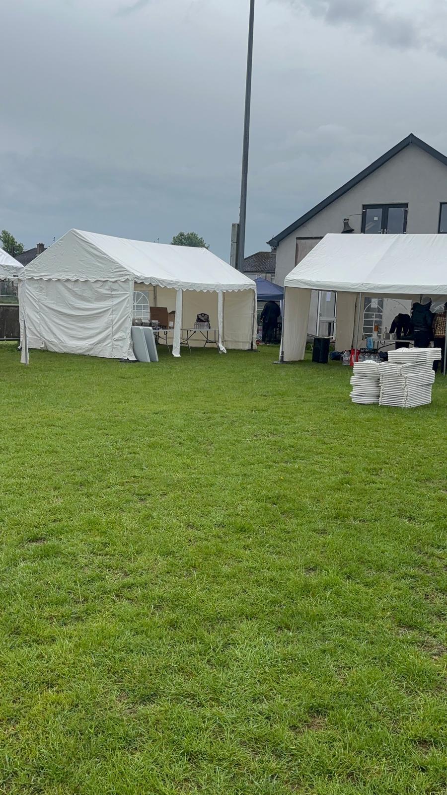 Event equipment hire Athlone — marquee setup at African Day