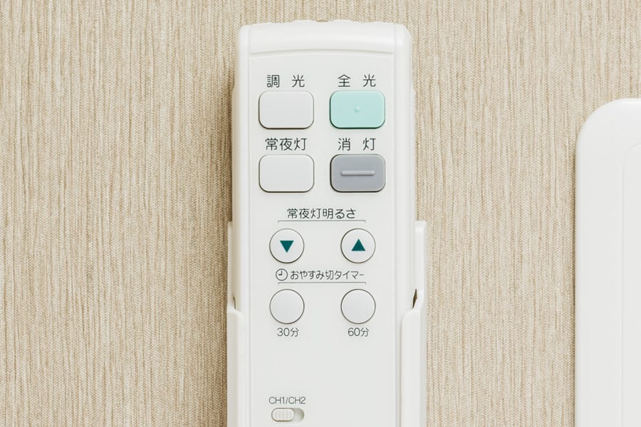 居室照明リモコン(スリープタイマー付き)