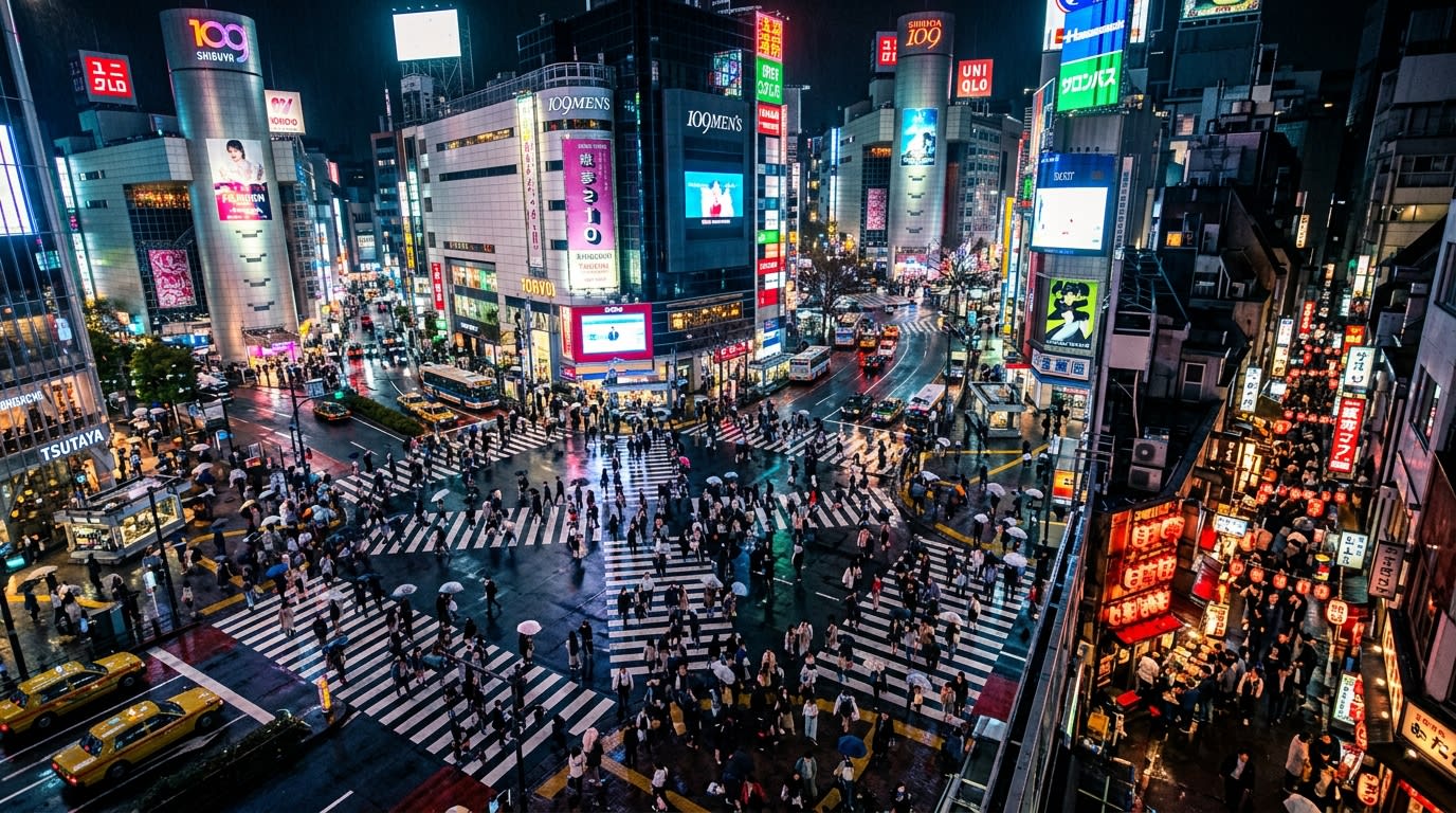 【渋谷】スクランブル交差点ナイトツアー＆渋谷横丁はしご酒