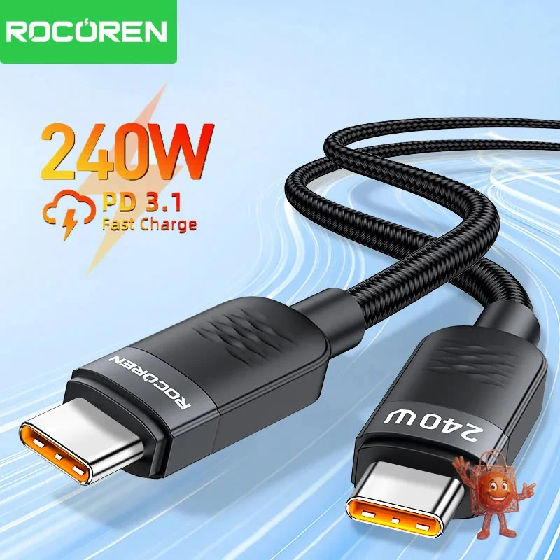 Rocoren 240W USB-C Cable Review: Actually Good for $1.98?