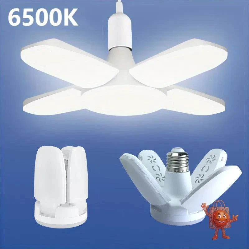 28W Foldable LED Fan Bulb Review: Surprisingly Effective Lighting Solution