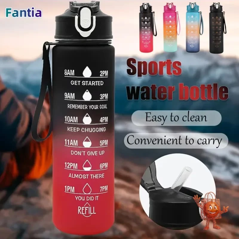 Sports Water Bottle with Time Tracker for $3 - Honest Review