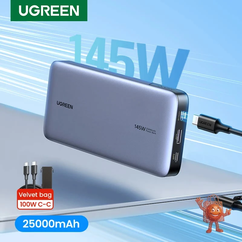UGREEN 140W: הסוללת גיבוי שסוף סוף מטעינה לפטופים