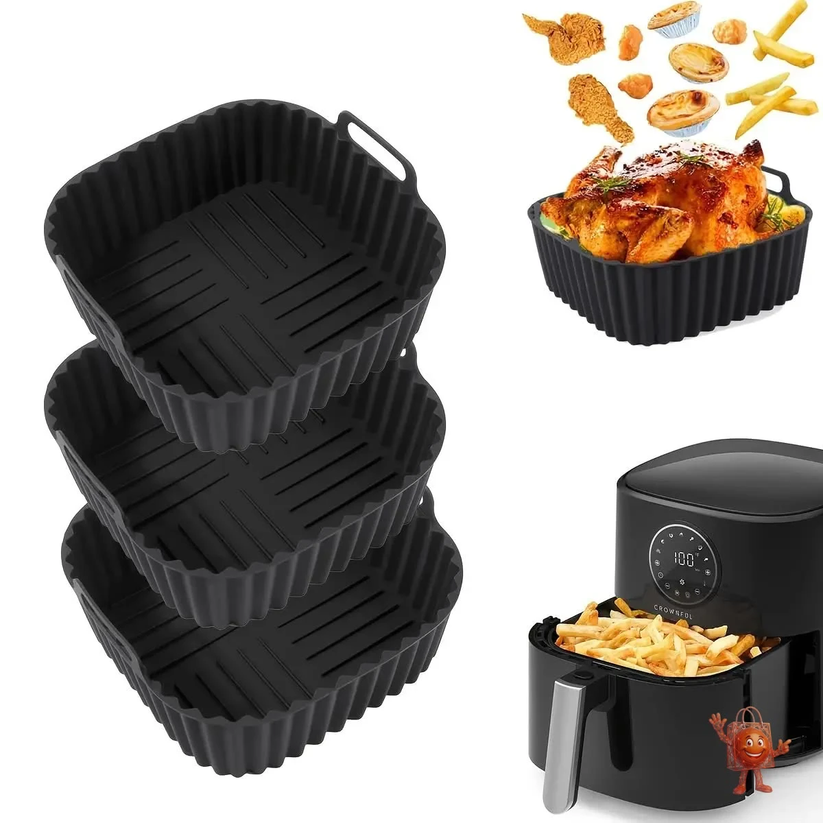 Tapetes de Silicona para Air Fryer: Mi Opinion Honesta Tras Probarlos