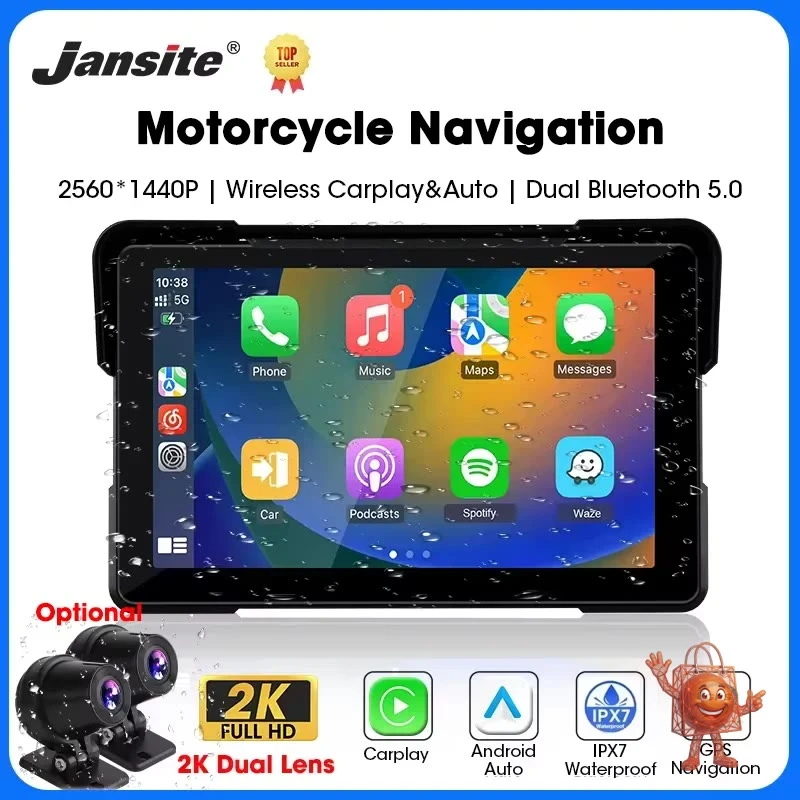Jansite Motorcycle CarPlay Display: Is This $50 Screen Worth It?