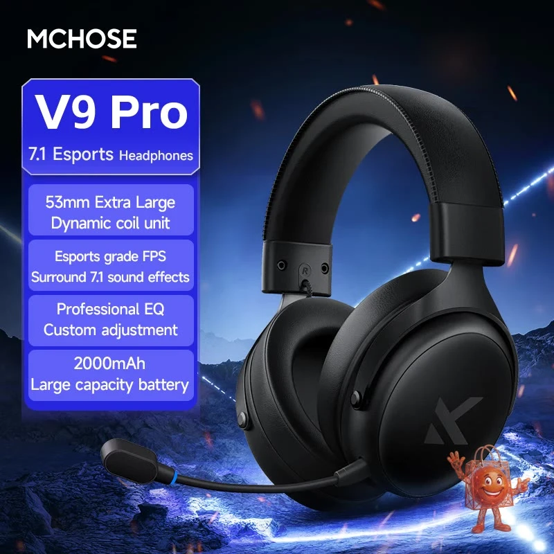 MCHOSE V9 Pro: Auriculares Gaming que Cambiaron Mi Setup Completo
