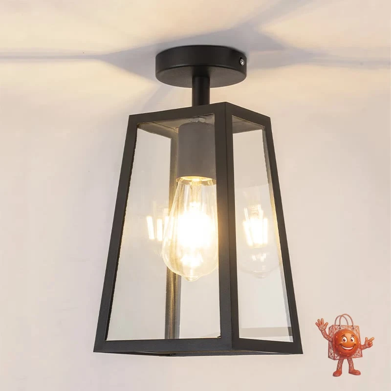 Retro Waterproof Ceiling Lamp for $12 â Honest Review