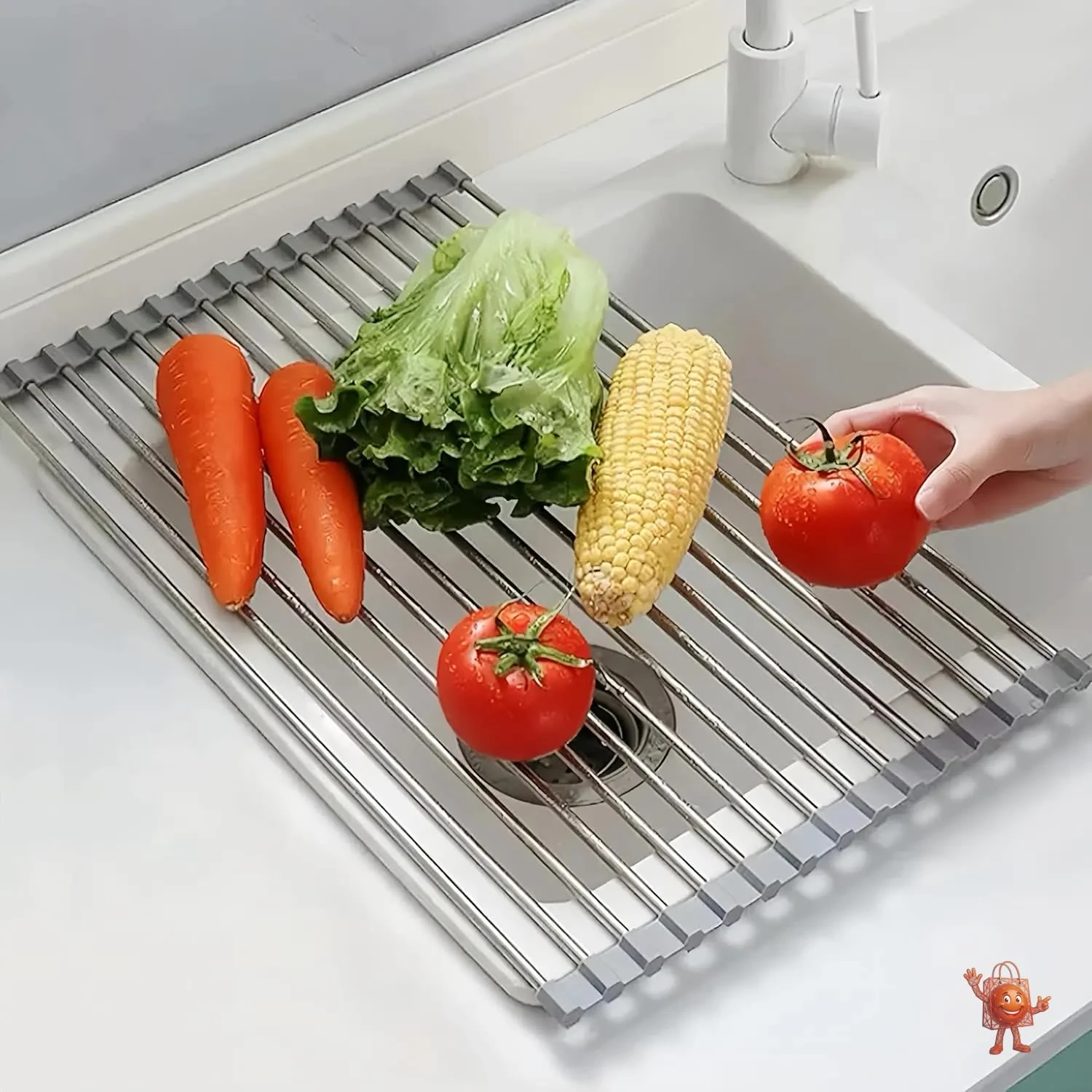 מתקן ייבוש כלים מתקפל מנירוסטה ב-22 שקל — כדאי?