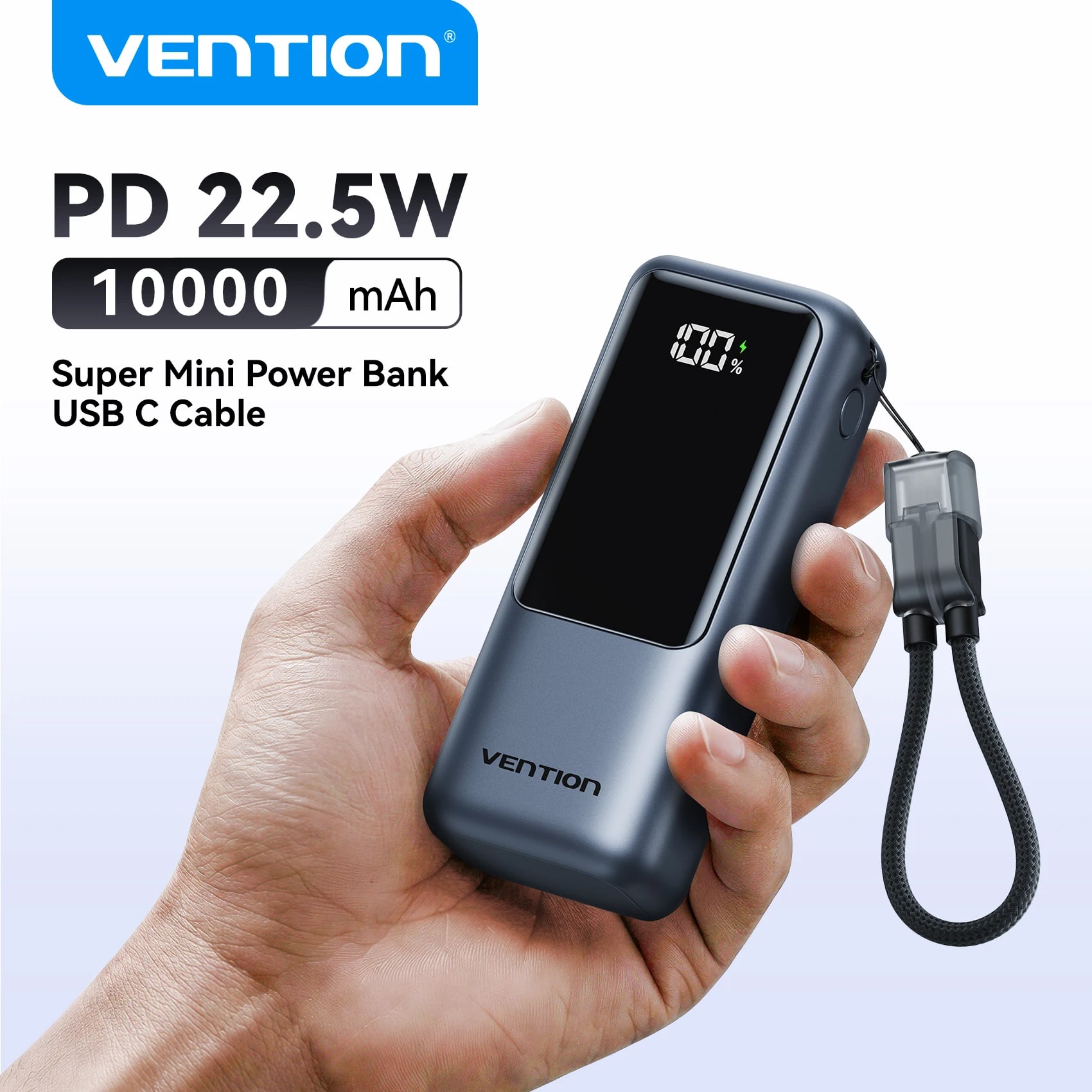 Vention 10000mAh 22.5W: La Power Bank Compacta Que No Esperaba