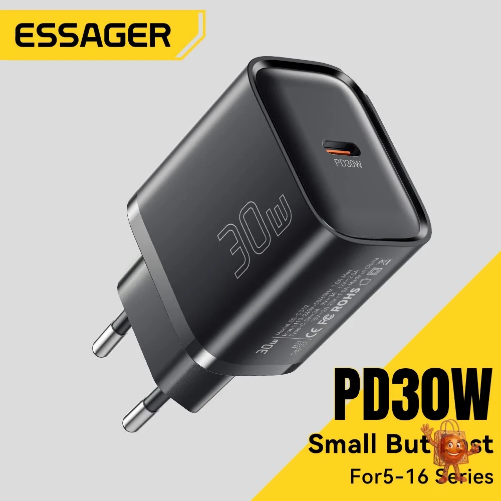 מטען Essager Mini 30W ב-₪12: בדקתי — הנה מה שחשוב לדעת