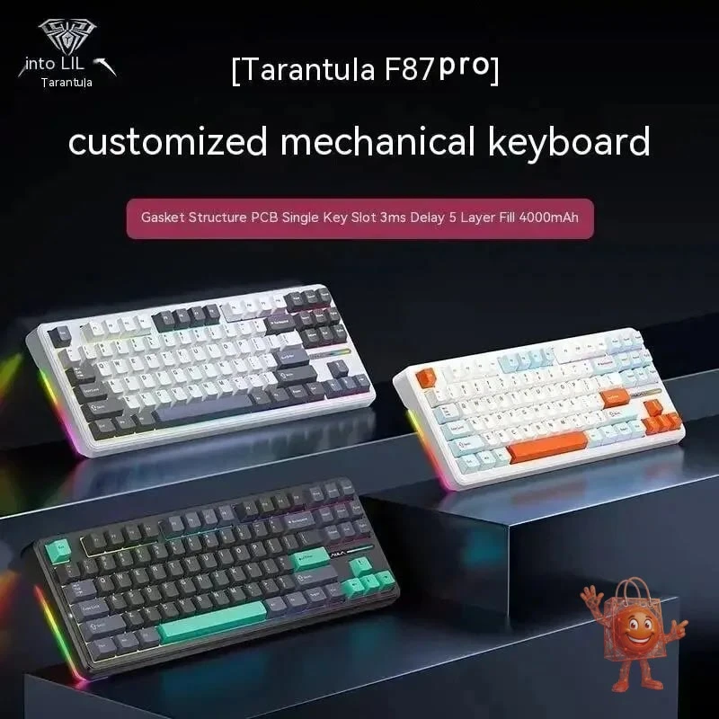 AULA F87 Pro: מקלדת מכנית ב-₪191 שמתנהגת כמו כזו שעולה כפול