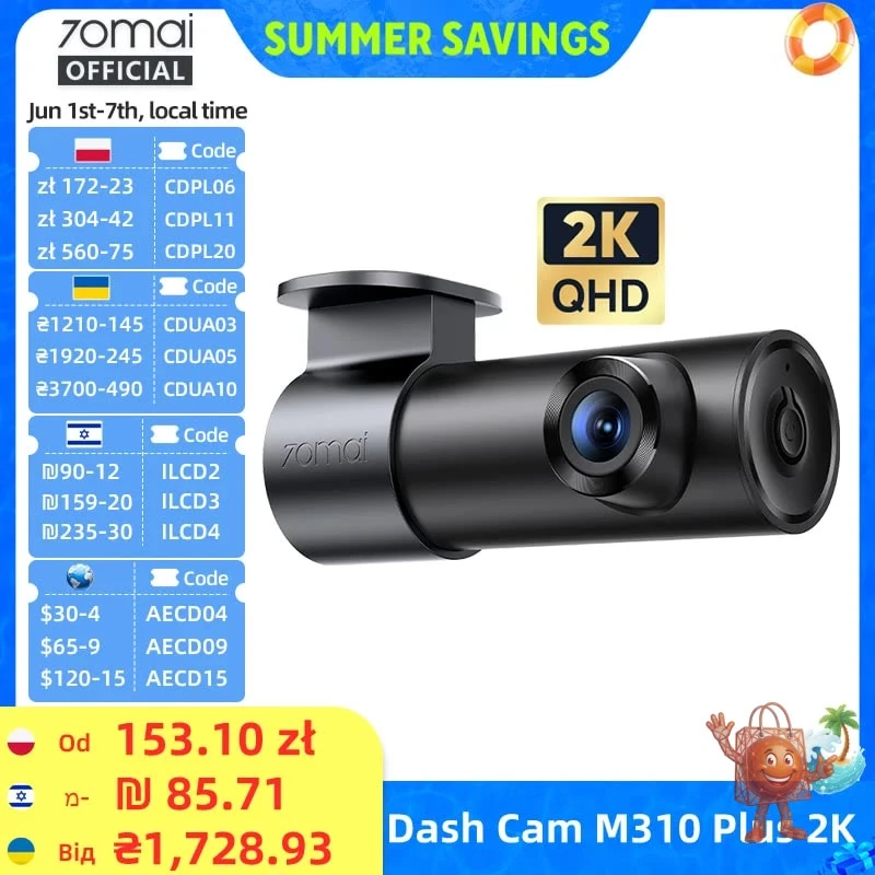 70mai M310 Plus 2K Dash Cam: Worth It Under $35?