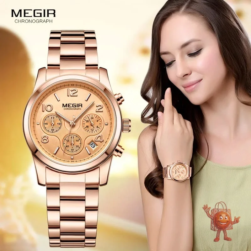 Megir Rose Gold Women's Watch: Honest Review at $22
