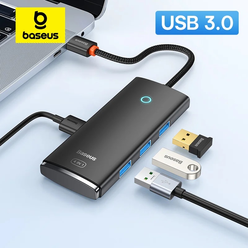 Baseus 4-Port USB-C Hub Review: Worth It at $16?
