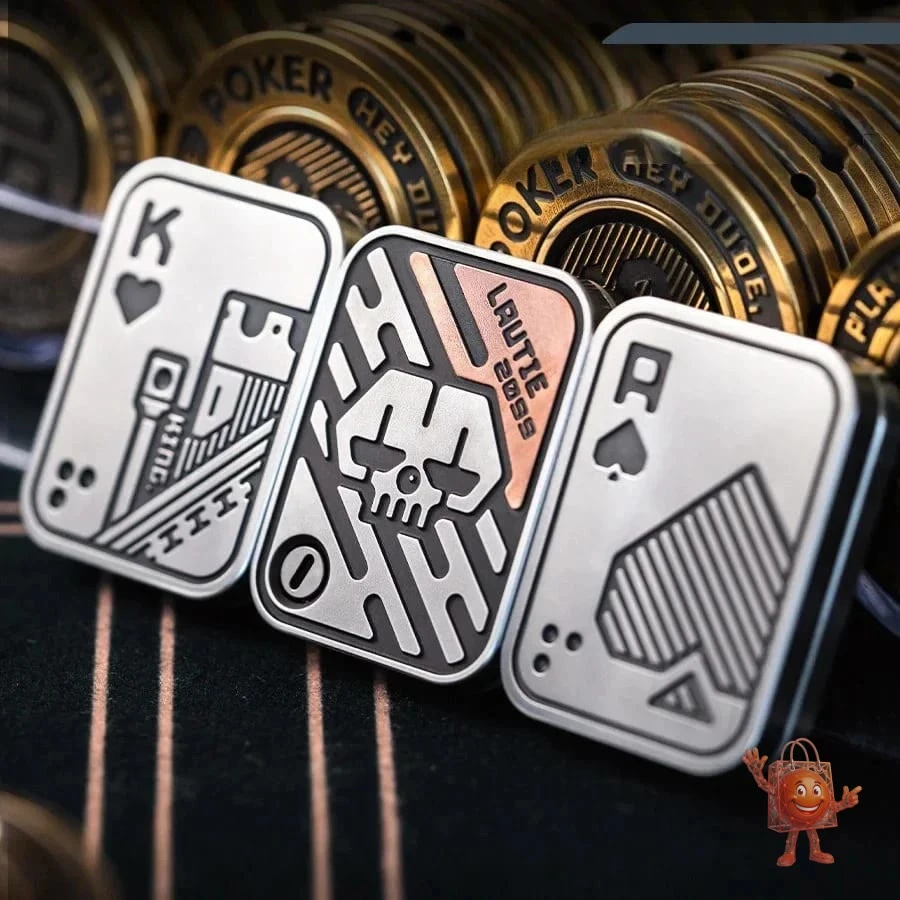 Fidget metálico de póker por €4: ¿vale la pena?