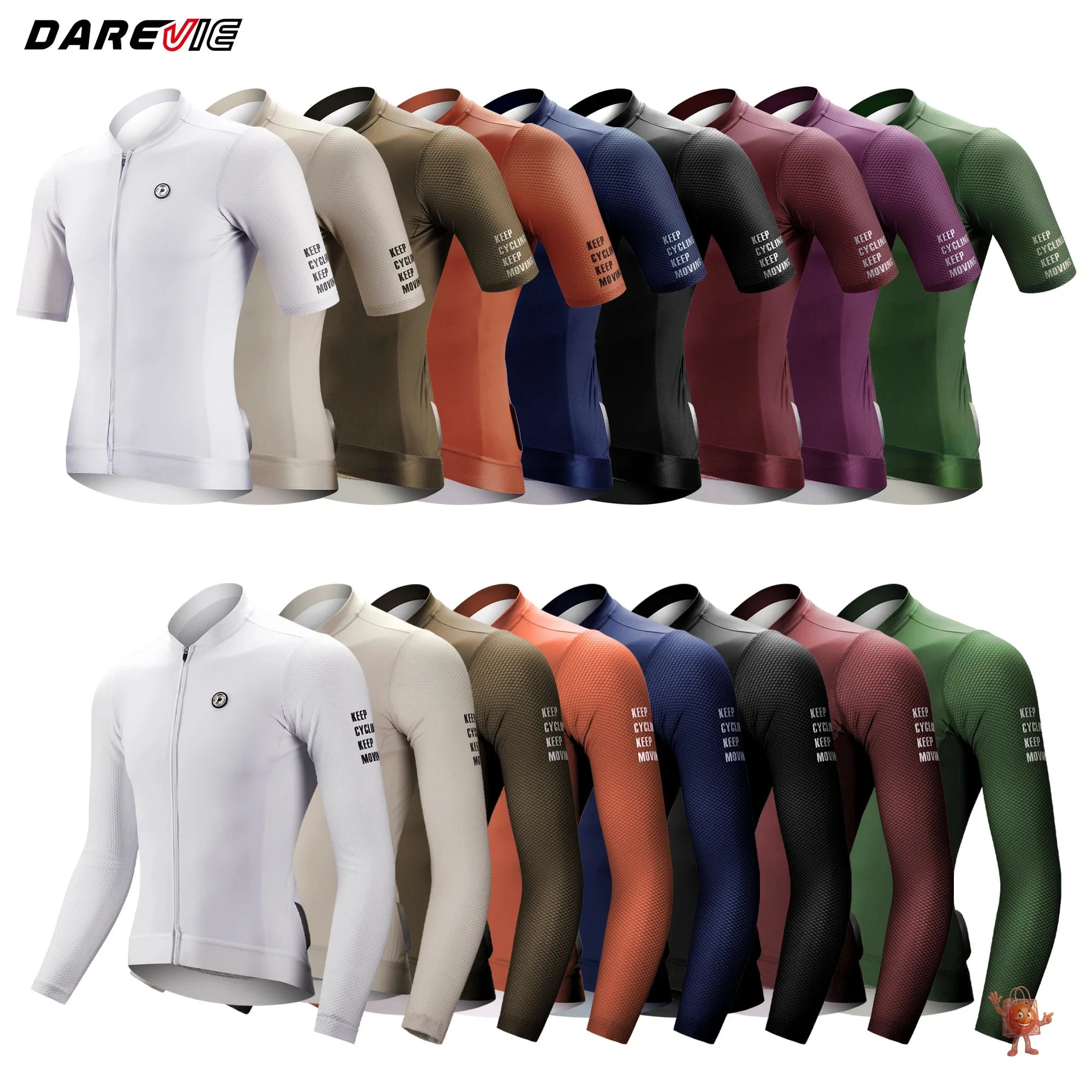 DAREVIE Jersey Ciclismo Manga Larga con UV50+ - Vale la pena?