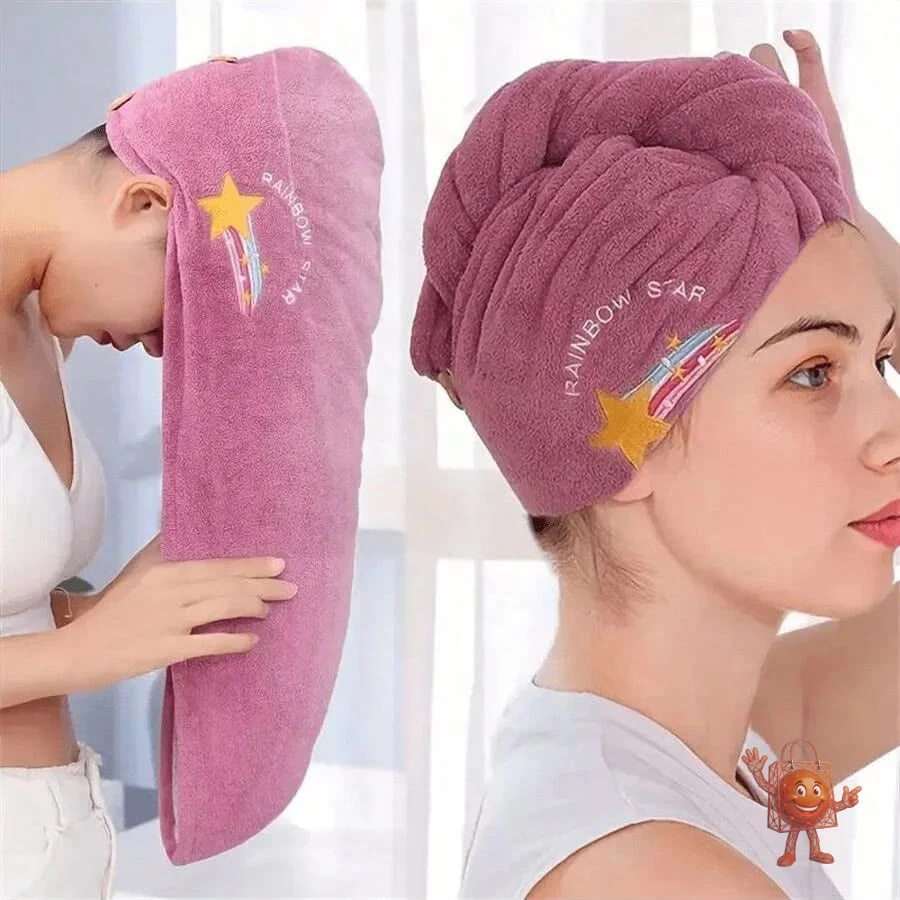Gorro de microfibra para secar el cabello por menos de 2 euros