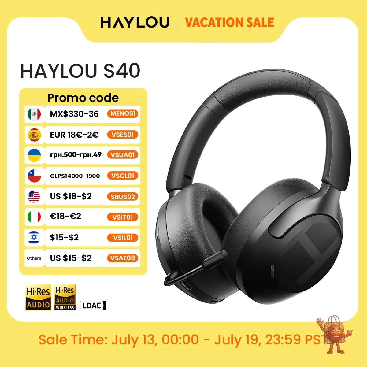 Haylou S40 ANC: אוזניות פרימיום במחיר שלא מתיישב
