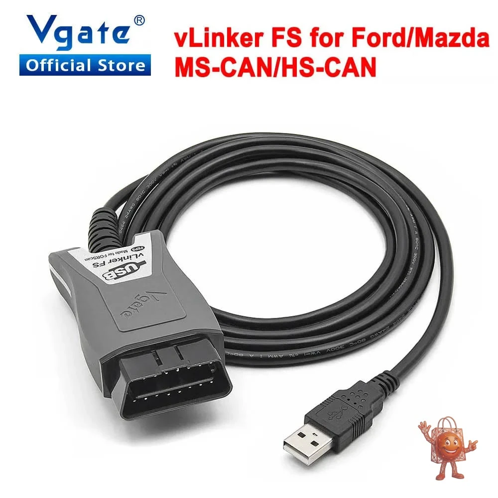 Vgate vLinker FS - ממשק FORScan לפורד ומאזדה: בדקתי