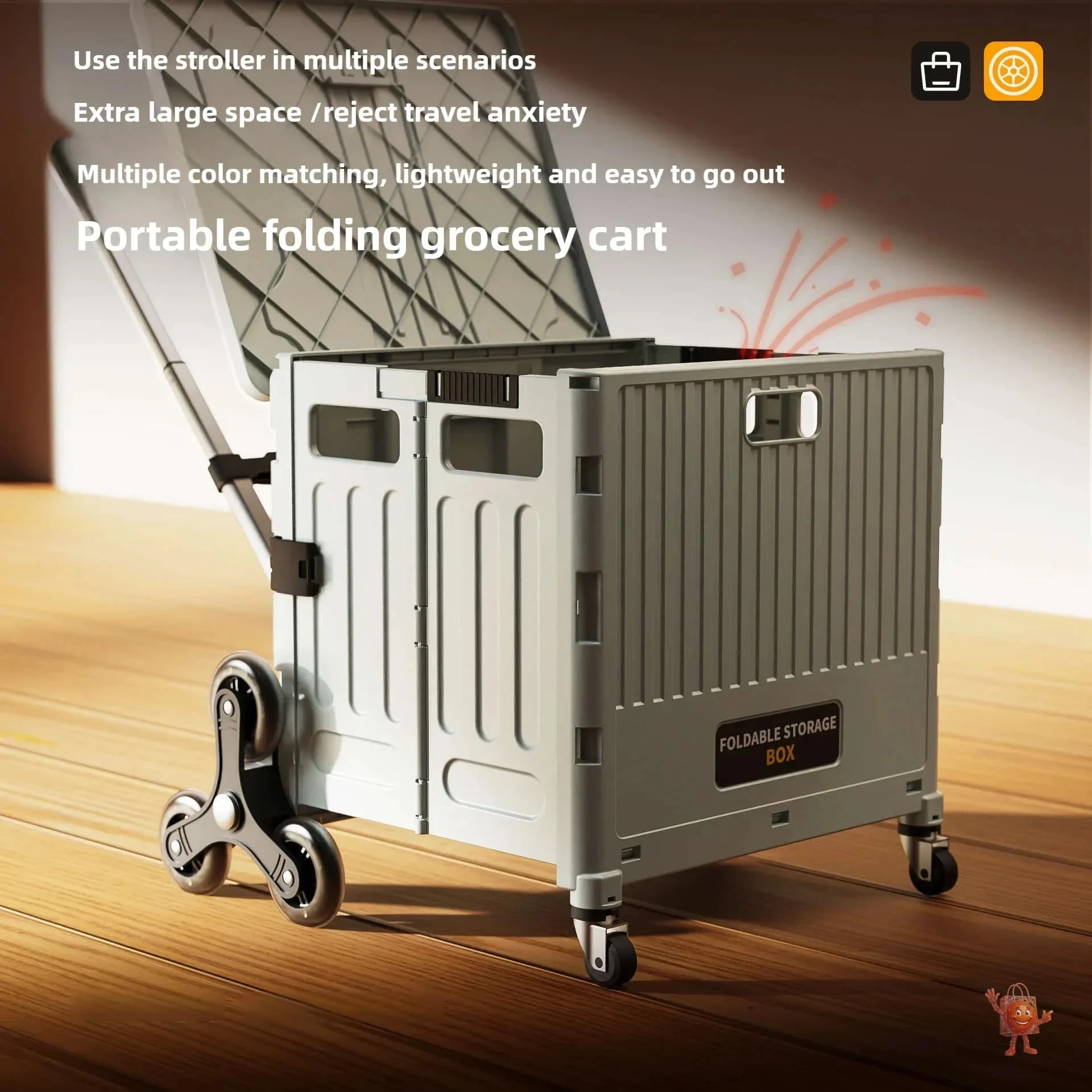El carrito plegable que sí sube escaleras - y cuesta menos de €81